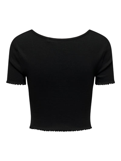 ONLBETTY LIFE S/S V-NECK TOP CC JRS