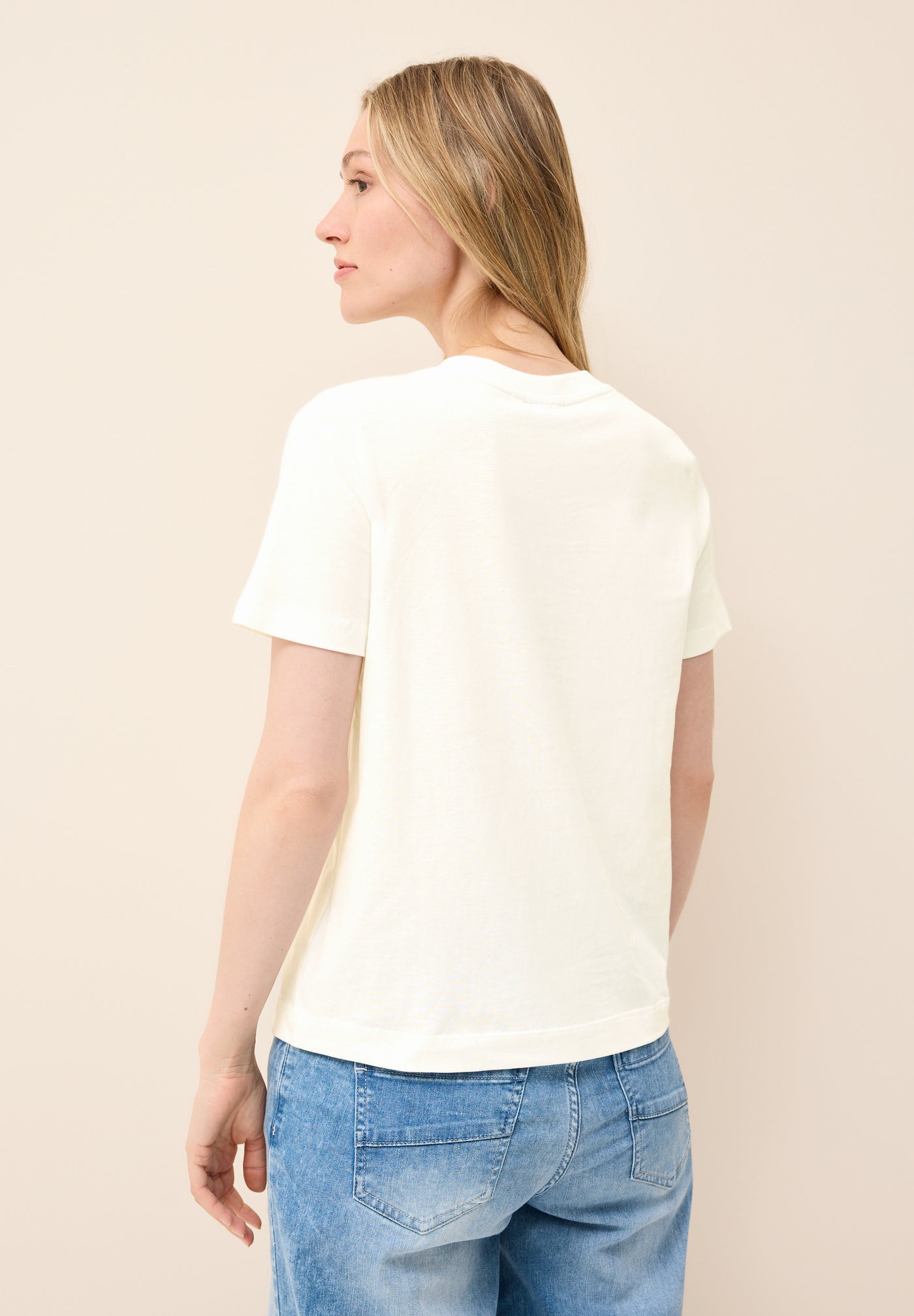 T-Shirt mit Wording-Detail