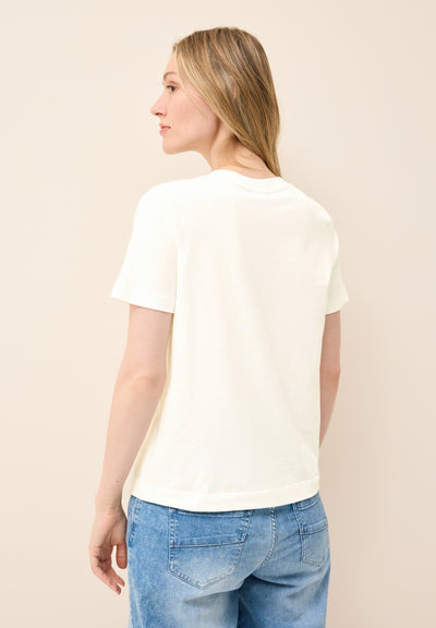 T-Shirt mit Wording-Detail