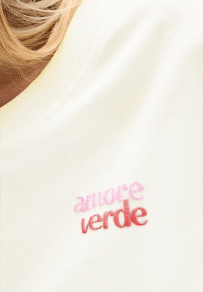 T-Shirt mit Wording-Detail