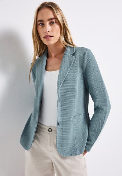 Basic Blazer mit Struktur