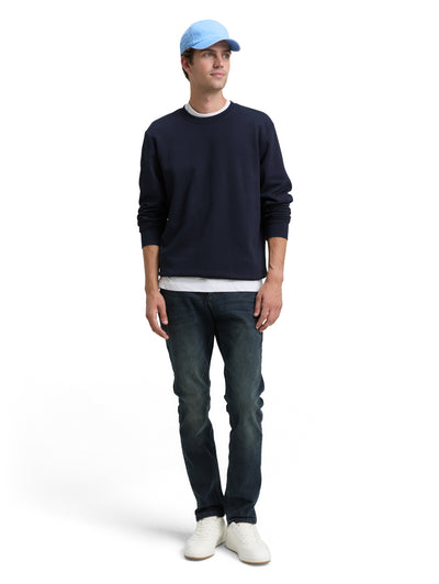 Basic Sweatshirt in Unifarben
