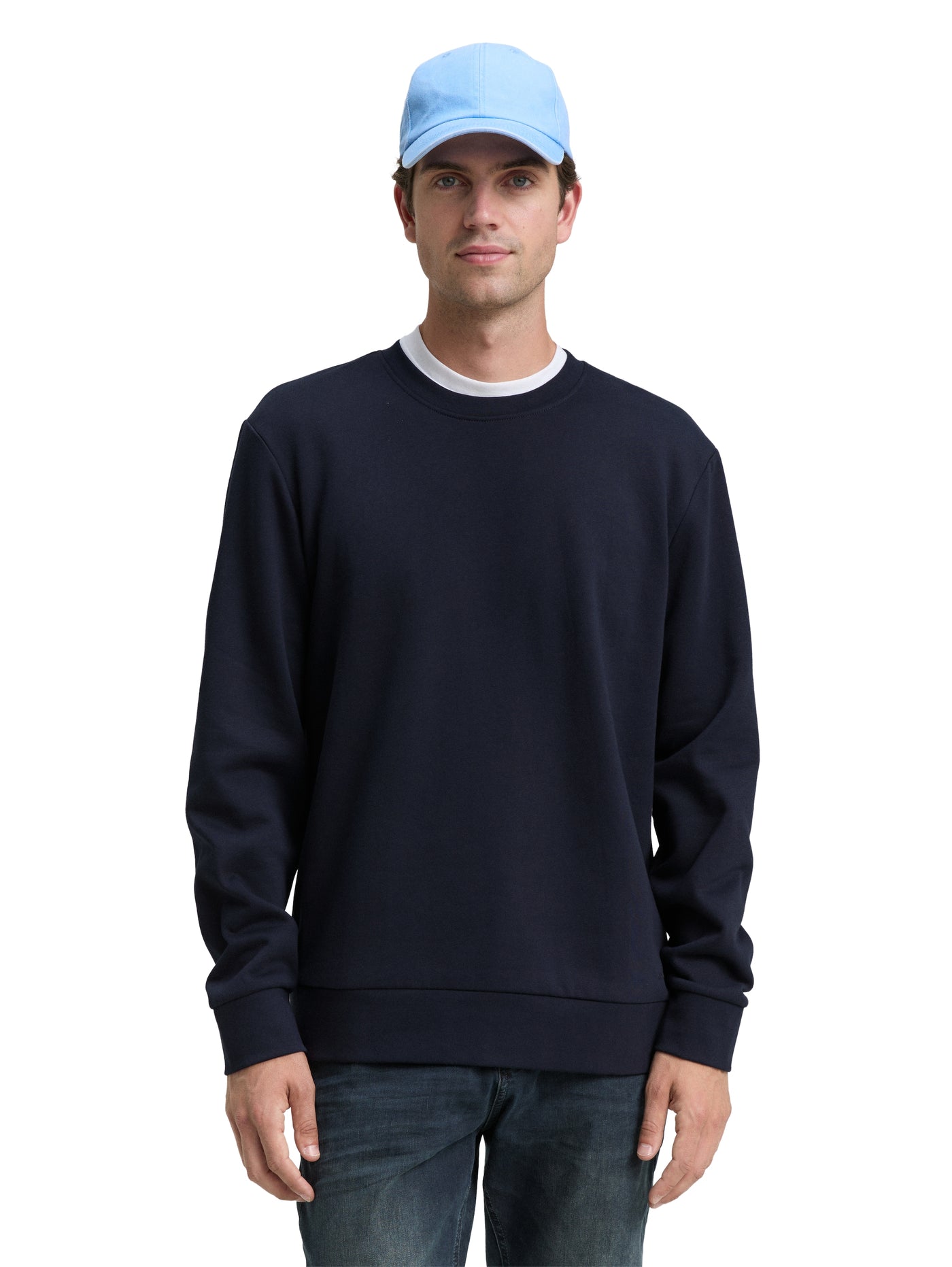 Basic Sweatshirt in Unifarben