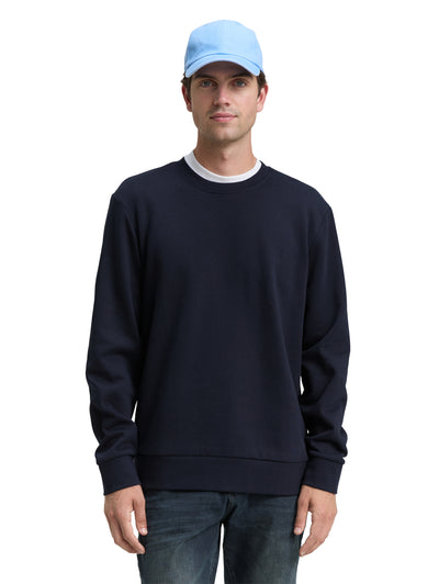 Basic Sweatshirt in Unifarben
