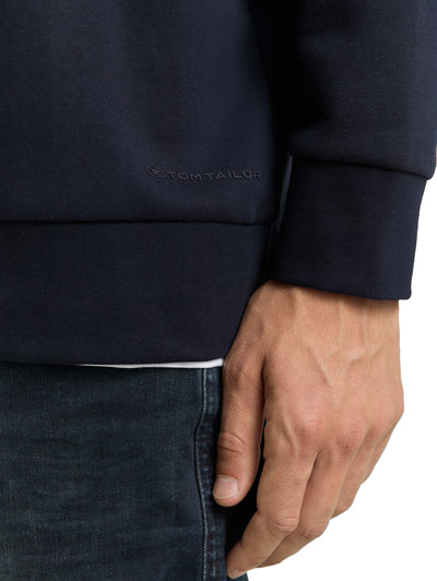 Basic Sweatshirt in Unifarben