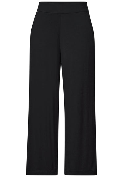 Wide Leg Jersey-Hose