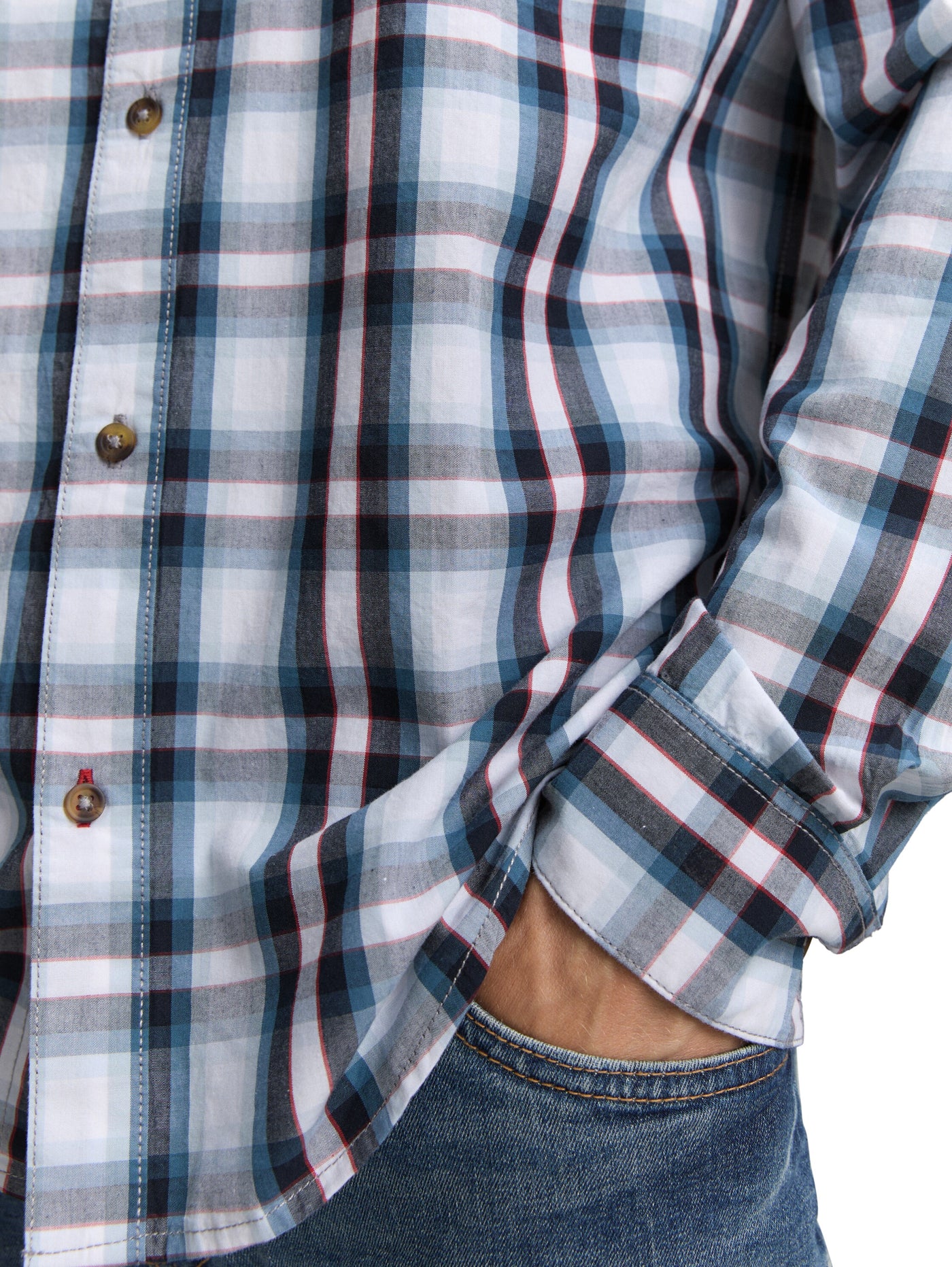 Regular Fit Hemd mit Karo-Muster