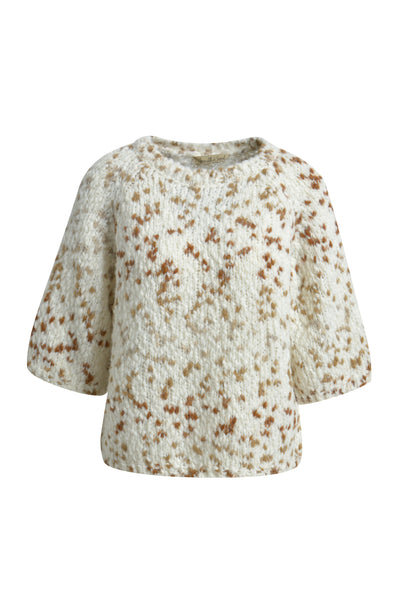 Effect Yarn Half Slv Pullover