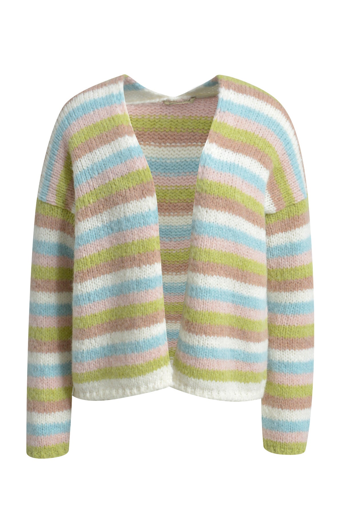 Multicolour Striped Cardigan
