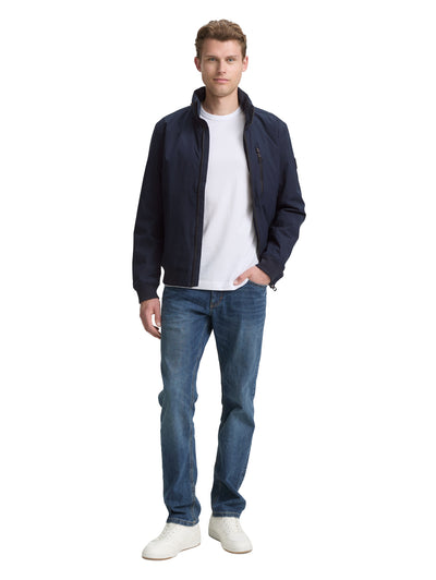 Blouson Jacke mit verstaubarer Kapuze