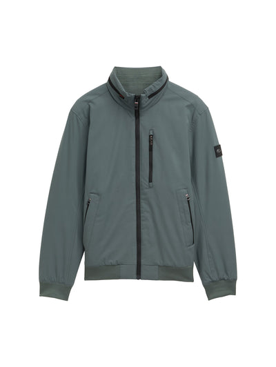 Blouson Jacke mit verstaubarer Kapuze