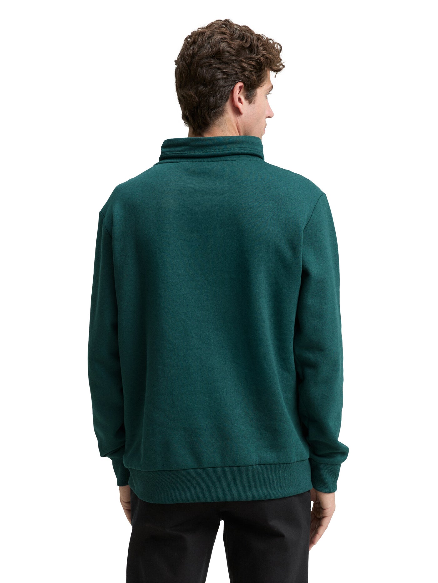 Snood Sweatshirt in Melange-Optik