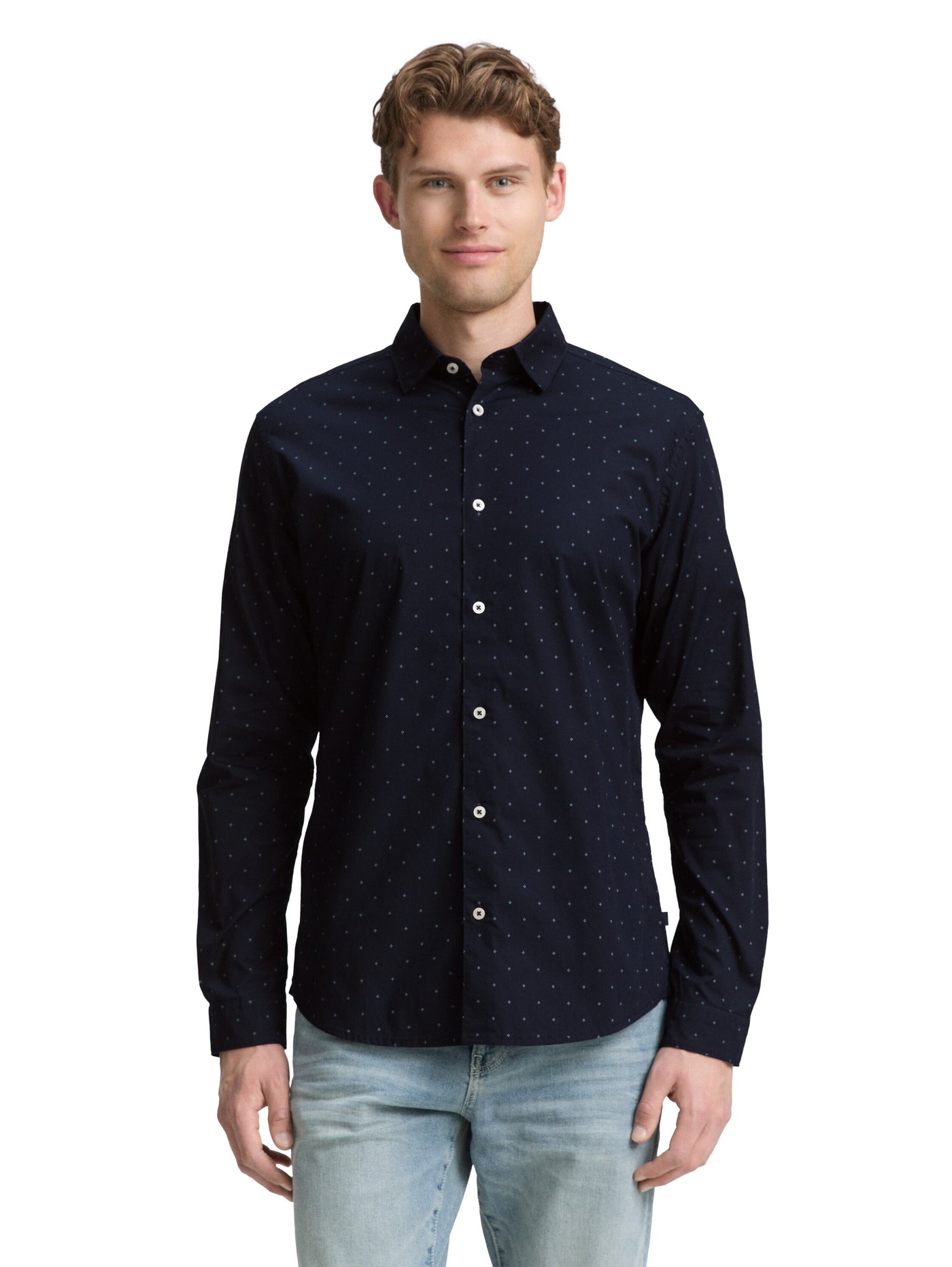 Regular Fit Hemd mit Muster