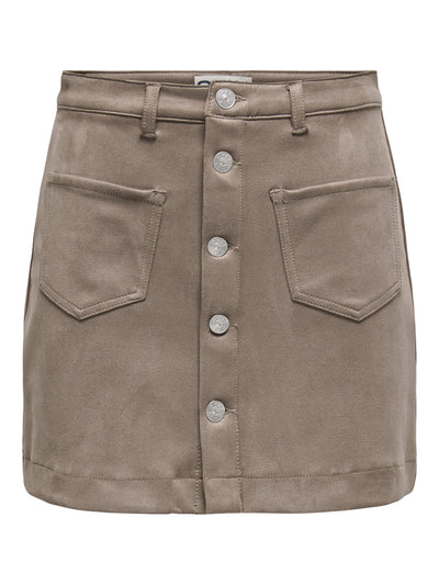 ONLAMAZING-STINA FAUX SUEDE SKIRT PNT