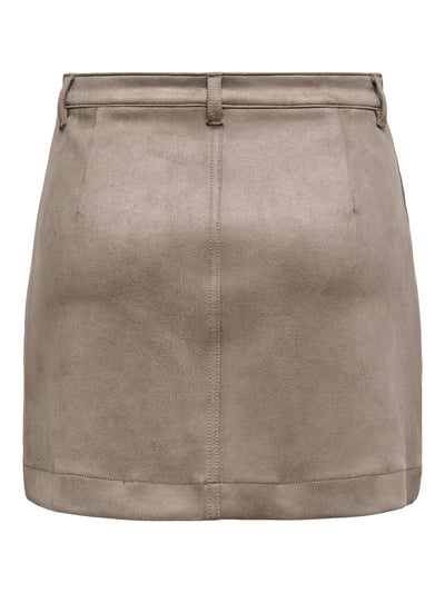 ONLAMAZING-STINA FAUX SUEDE SKIRT PNT