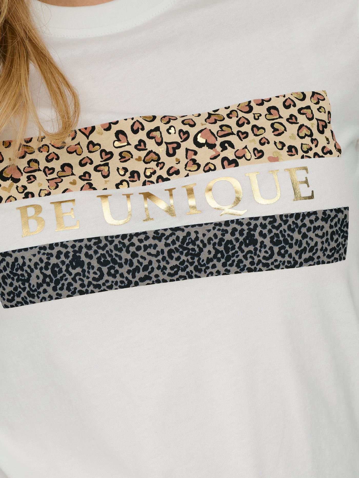 ONLTANYA LIFE REG S/S LEO PRINT TOP JRS