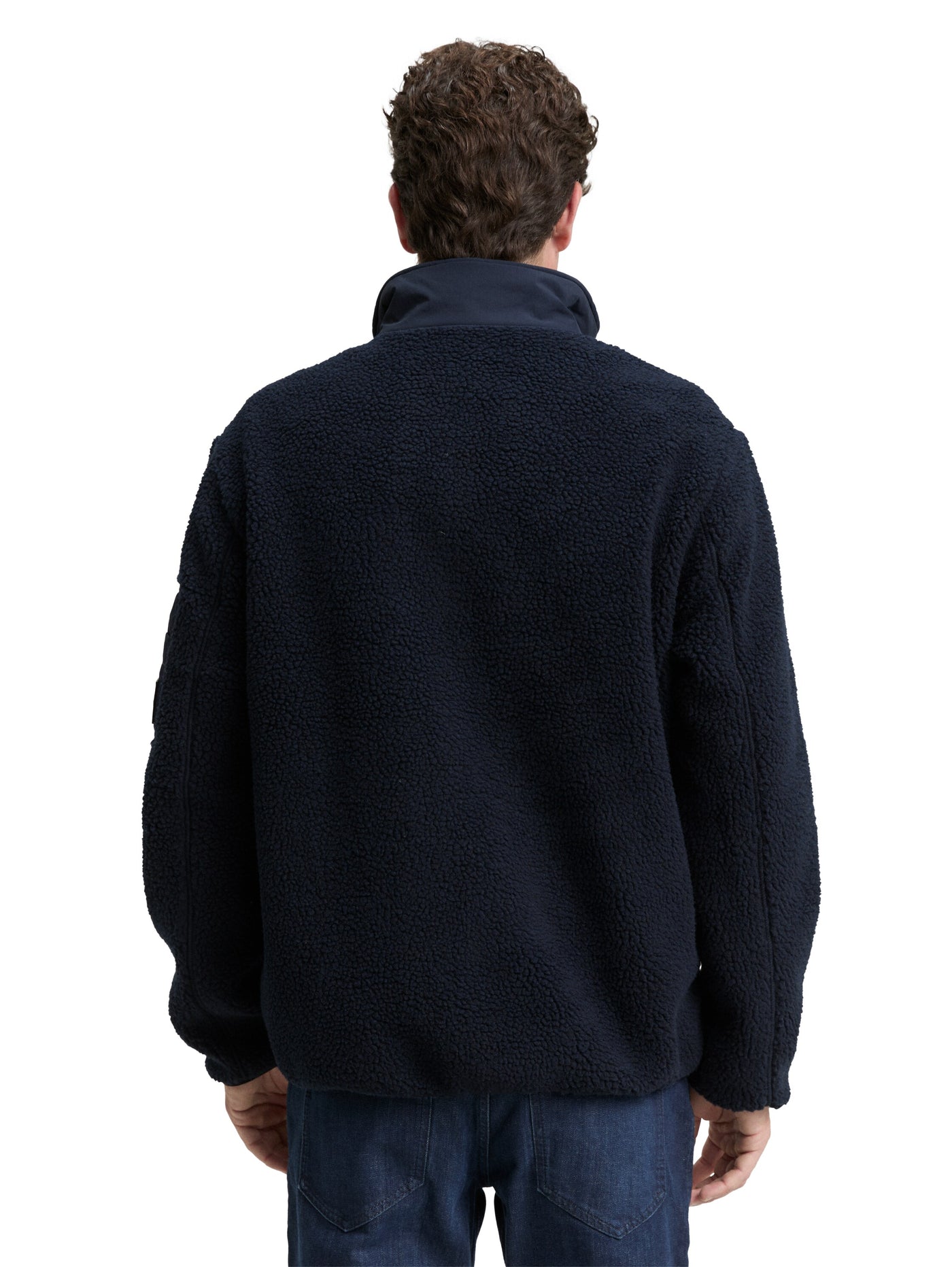 Teddy Jacke mit Stehkragen