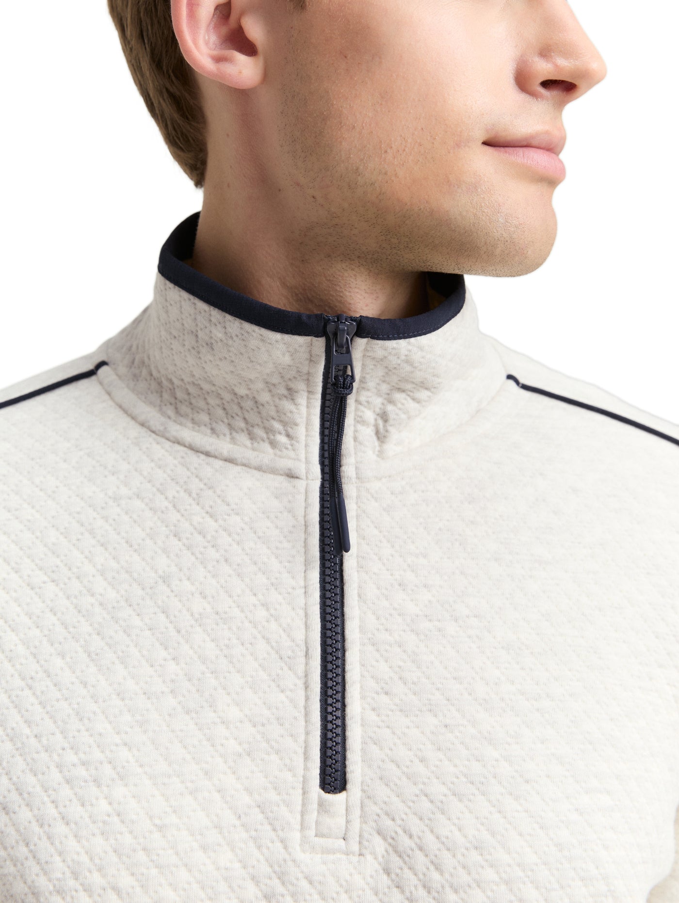 Troyer Sweatshirt mit Ärmeltasche