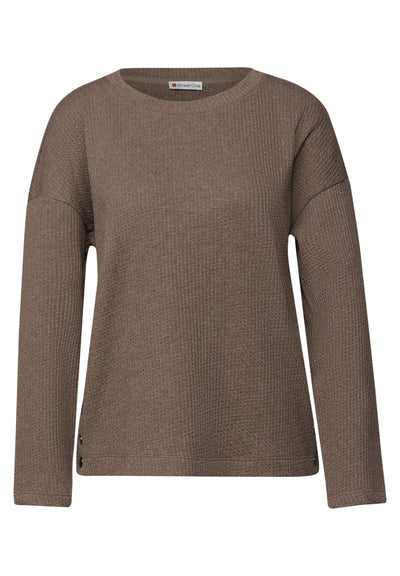 Strukturshirt mit Knöpfen