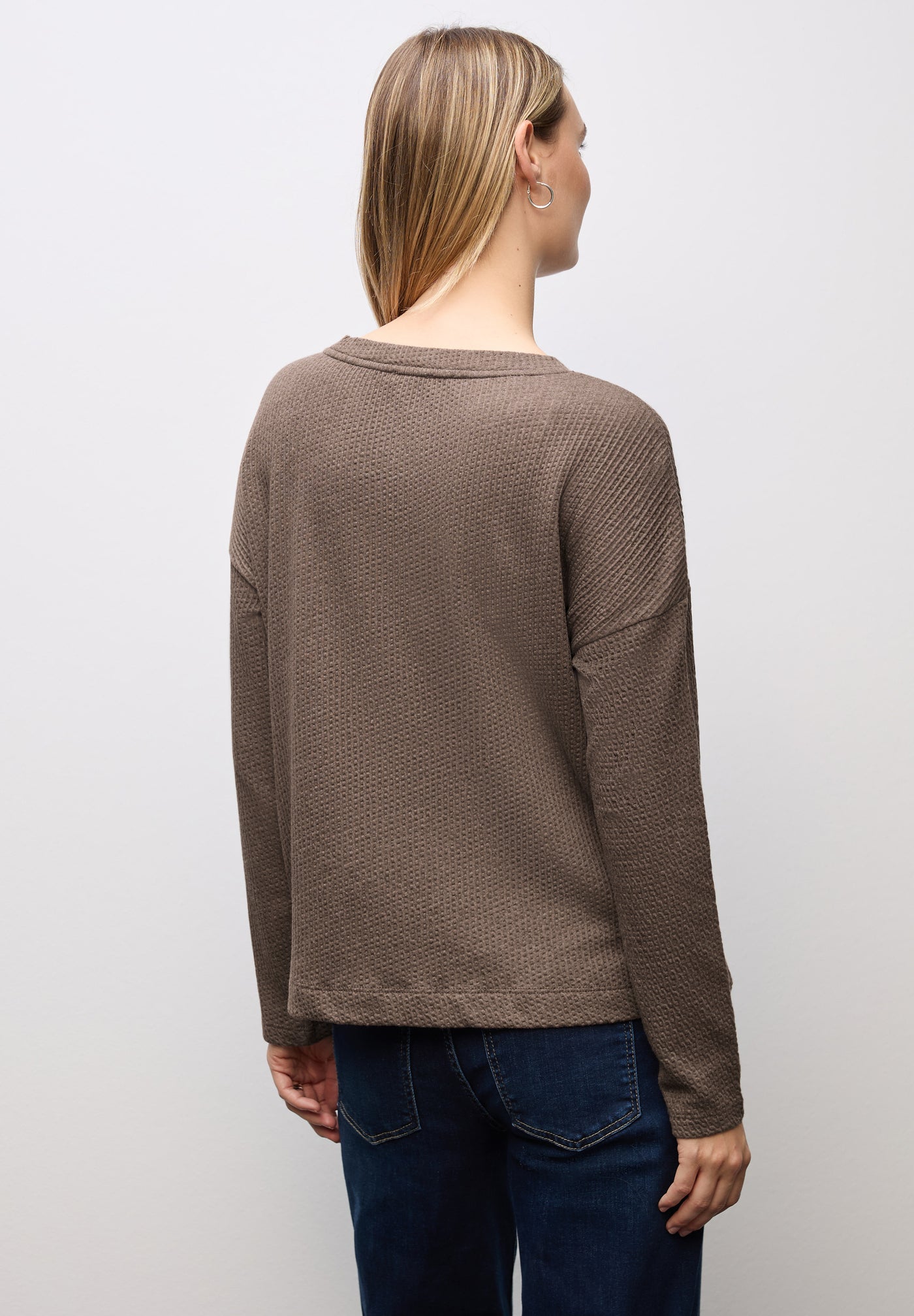 Strukturshirt mit Knöpfen