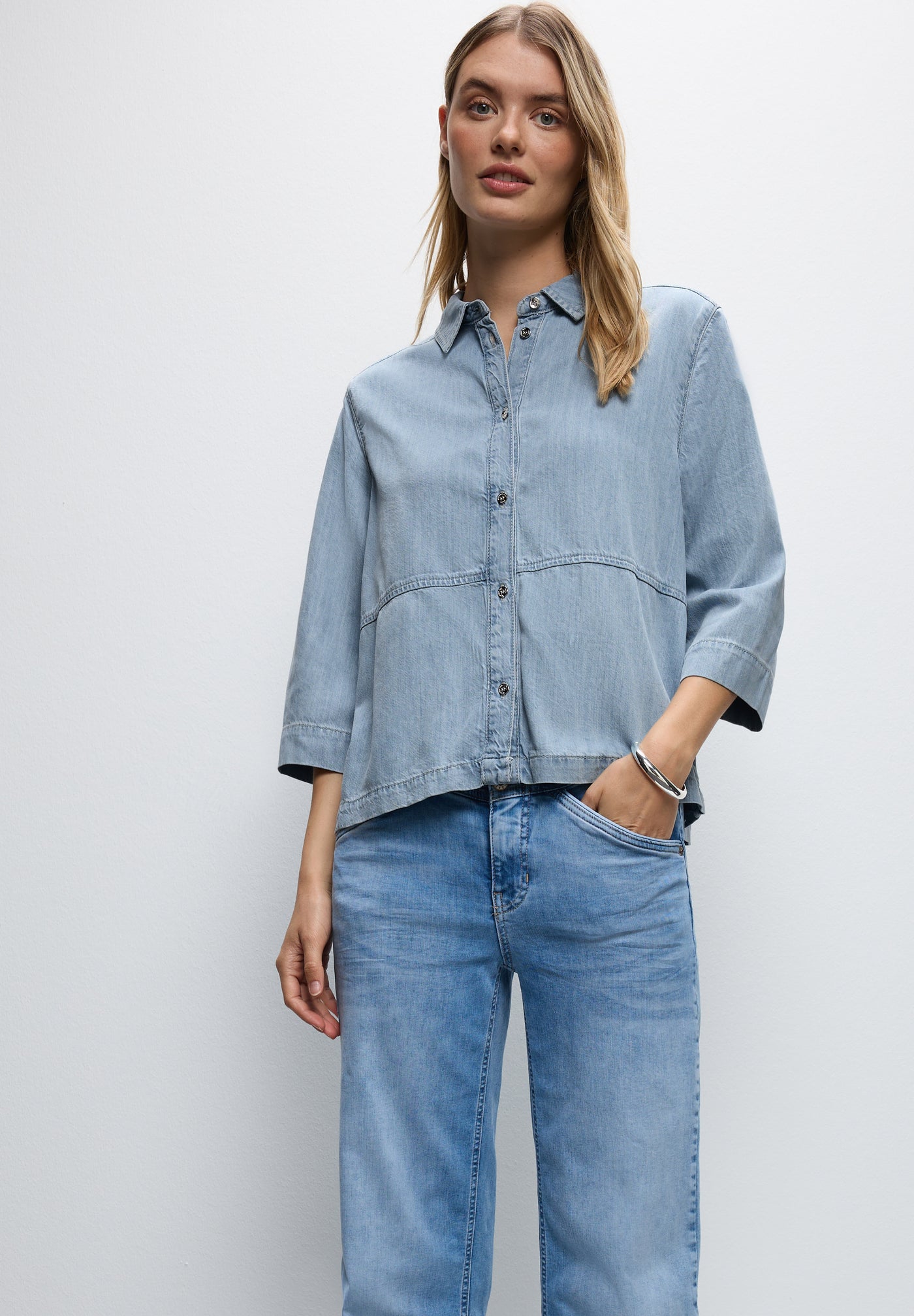 Denim Bluse