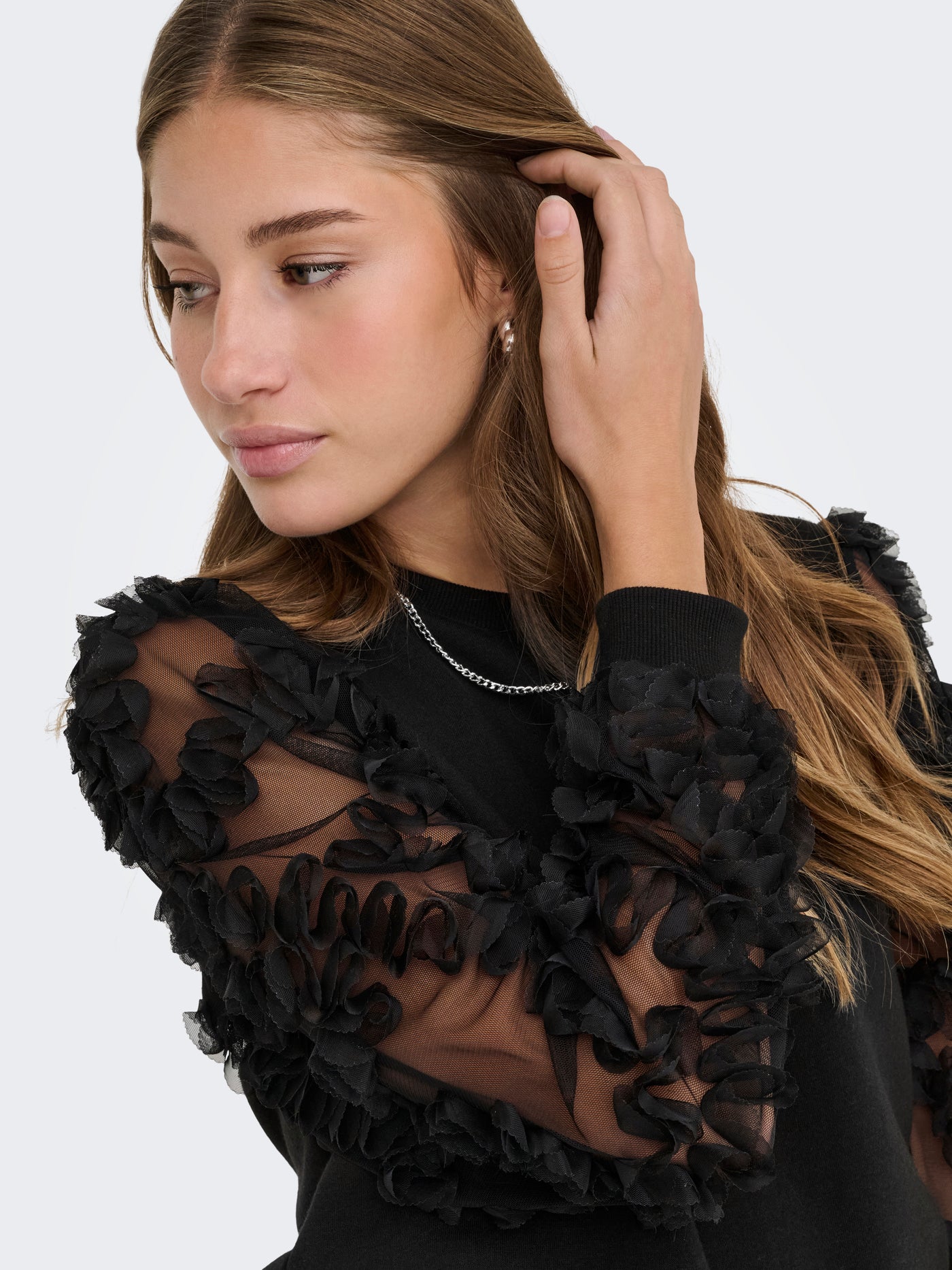 ONLLAVIN L/S O-NECK MIX SWT