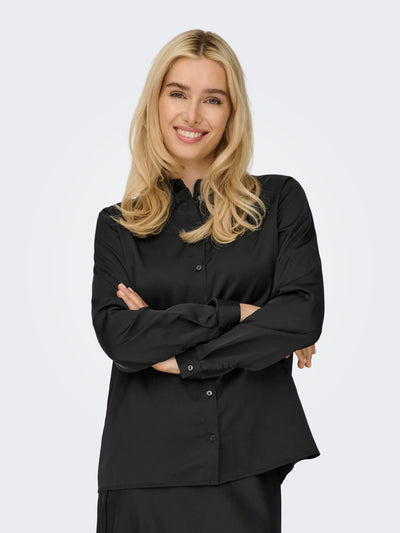 ONLMIKA VIS SATIN L/S SHIRT WVN