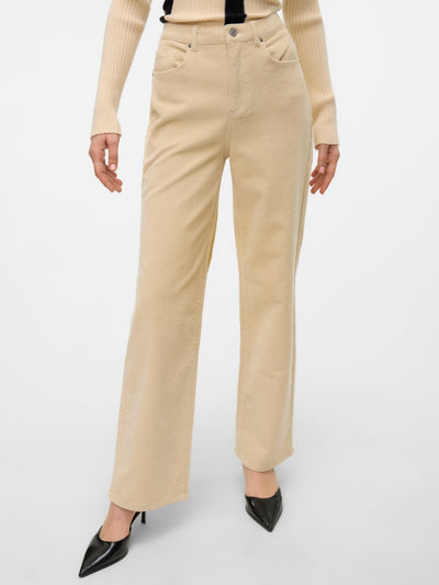 VMTESSA HR WIDE CORDUROY PANTS GA NOOS