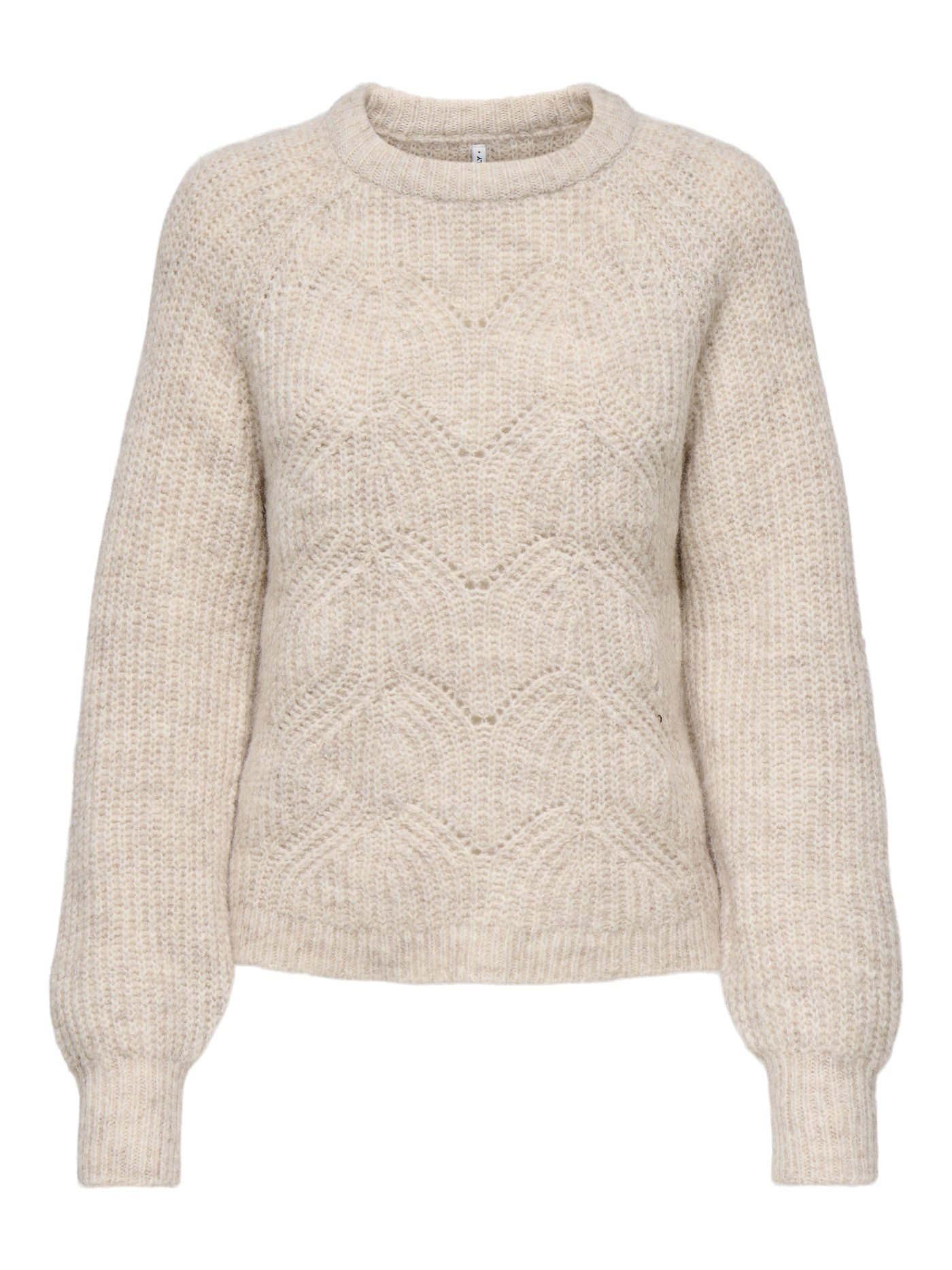 ONLGILA LIFE LS STRUCTURE O-NECK BF KNT