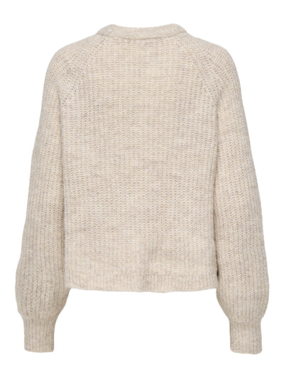 ONLGILA LIFE LS STRUCTURE O-NECK BF KNT