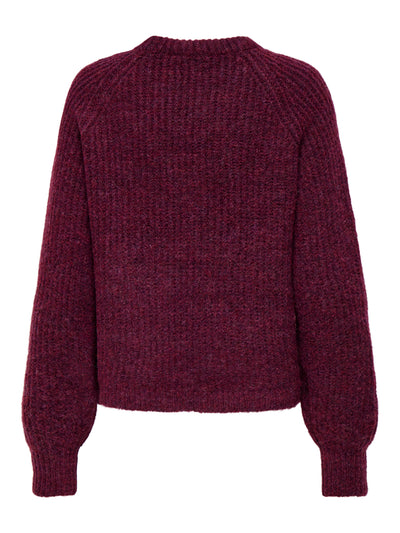 ONLGILA LIFE LS STRUCTURE O-NECK BF KNT