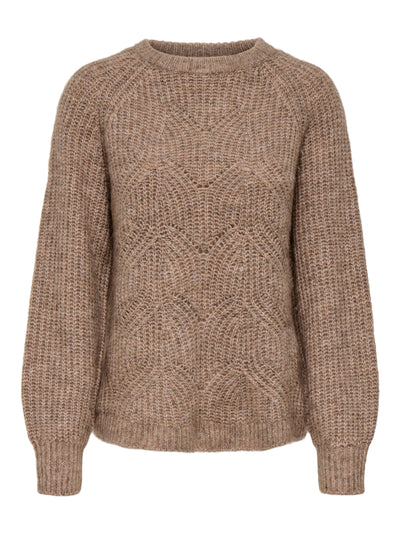 ONLGILA LIFE LS STRUCTURE O-NECK BF KNT