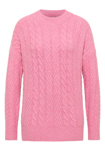 Pullover mit Zopfmuster