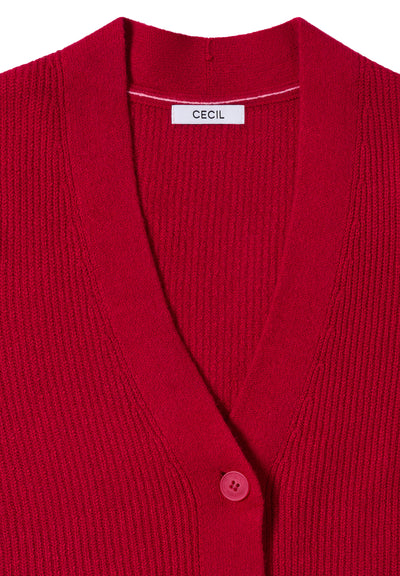Cardigan mit Strukturdetail