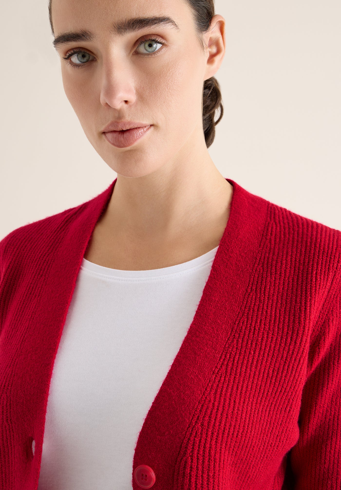 Cardigan mit Strukturdetail