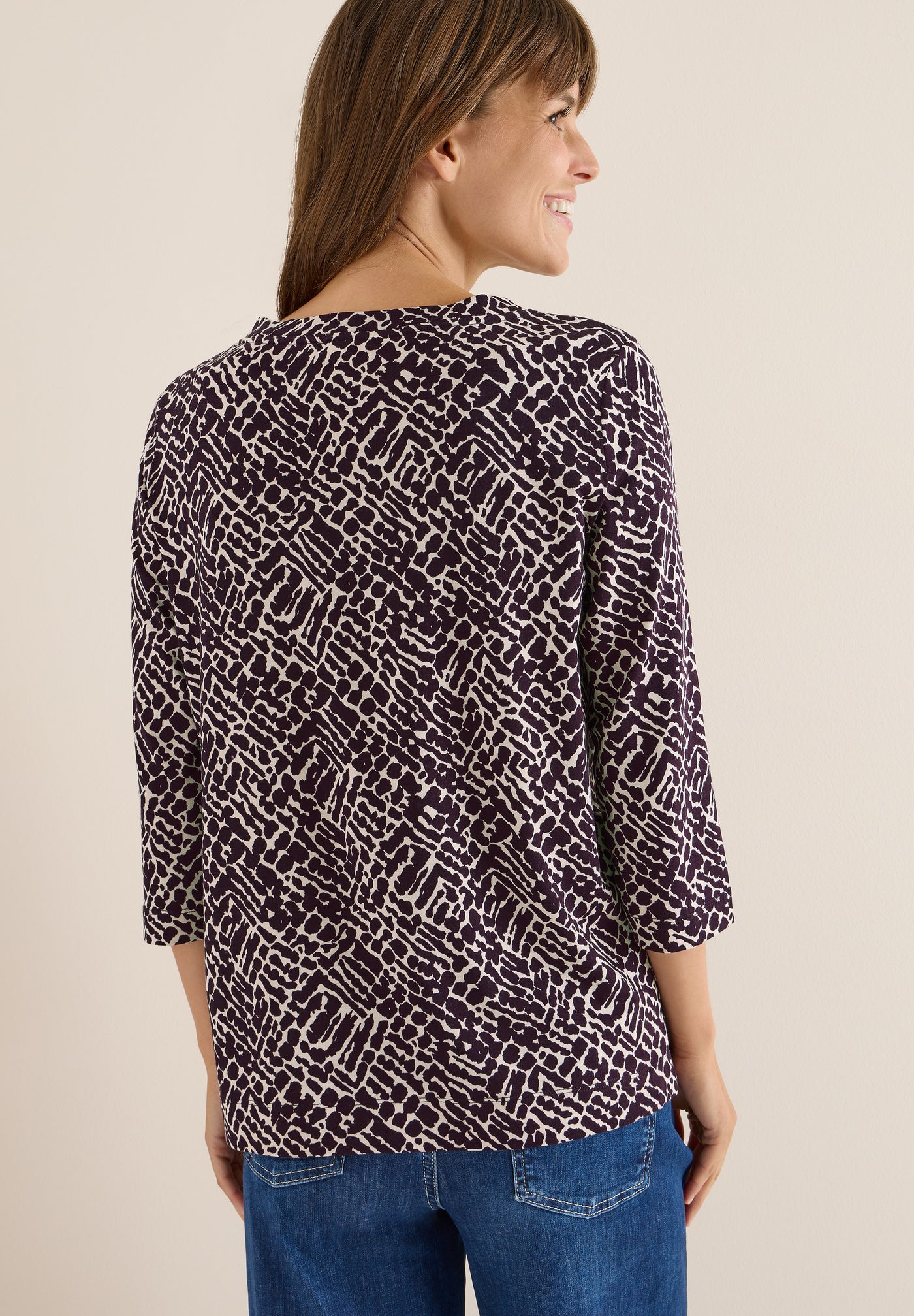 Shirt mit Minimal Print