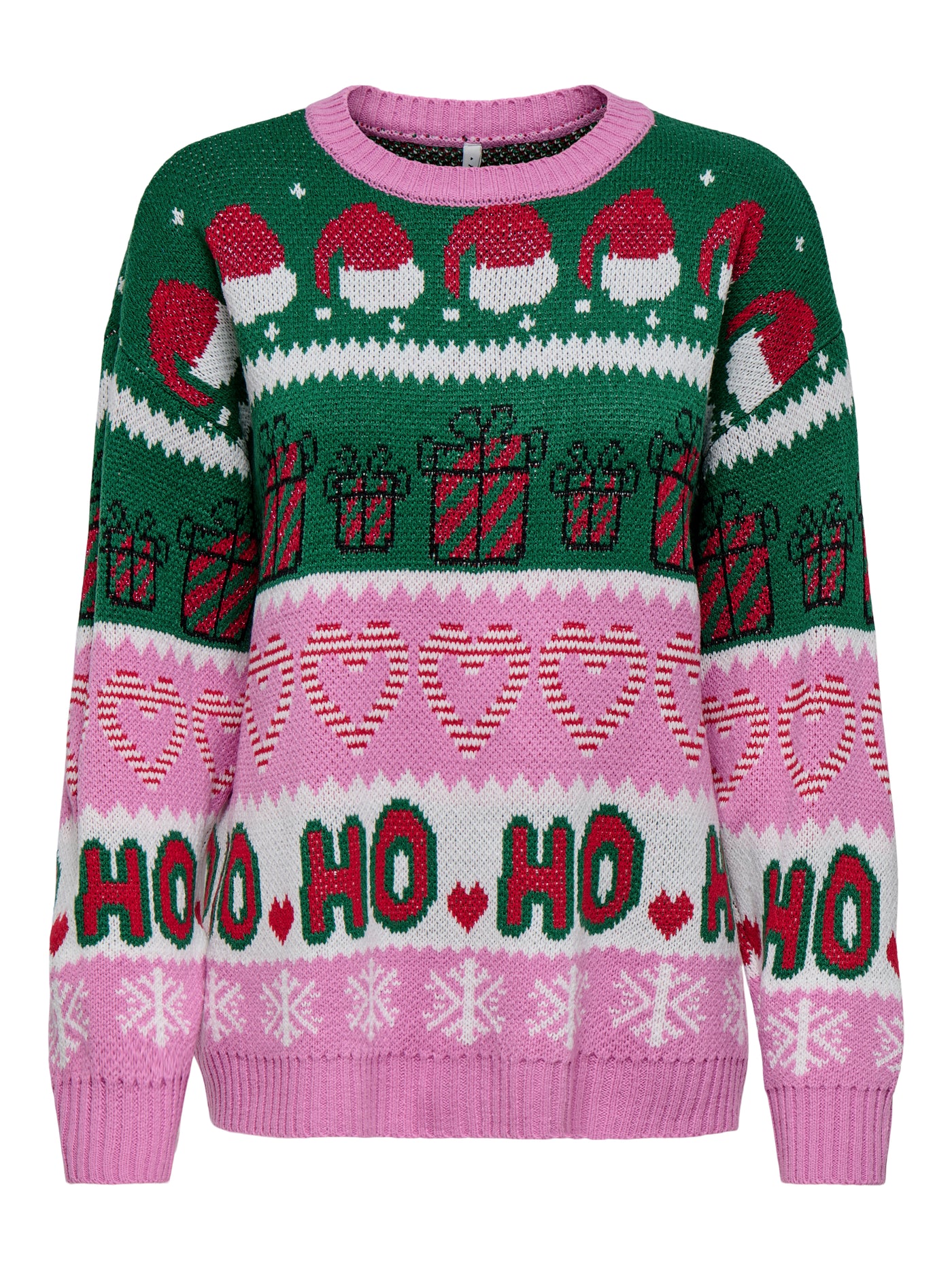 ONLXMAS HOHO LS PULLOVER KNT