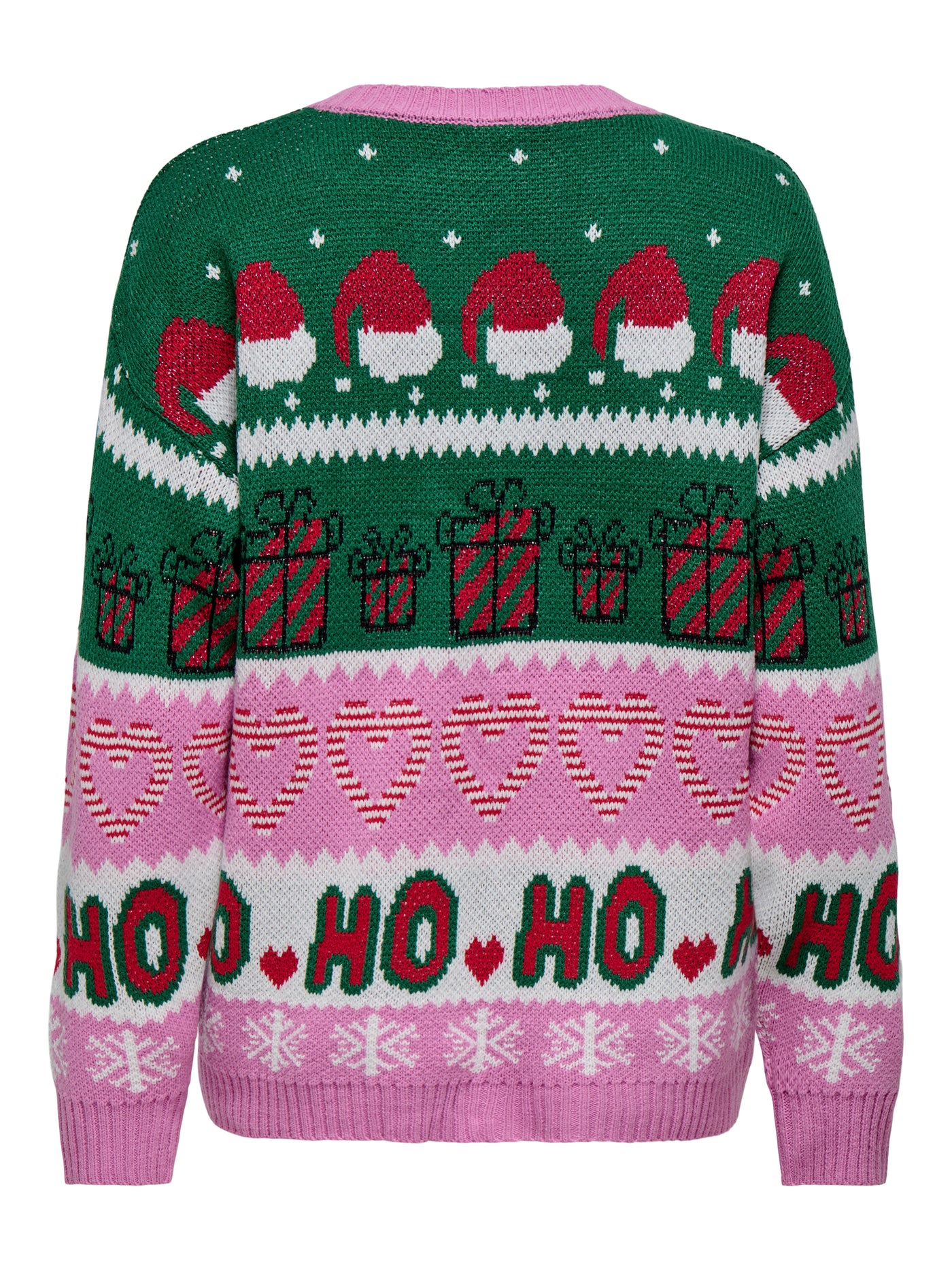 ONLXMAS HOHO LS PULLOVER KNT