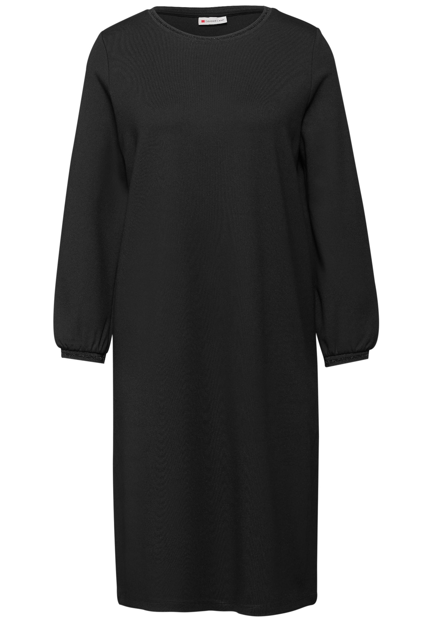 Jersey-Kleid in Unifarbe