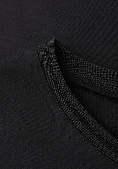 Jersey-Kleid in Unifarbe