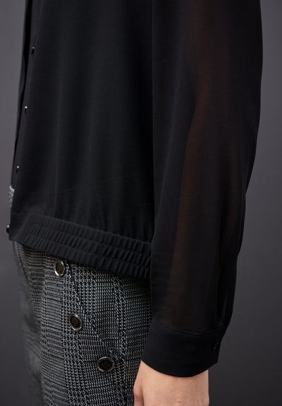 Chiffon Hemdbluse