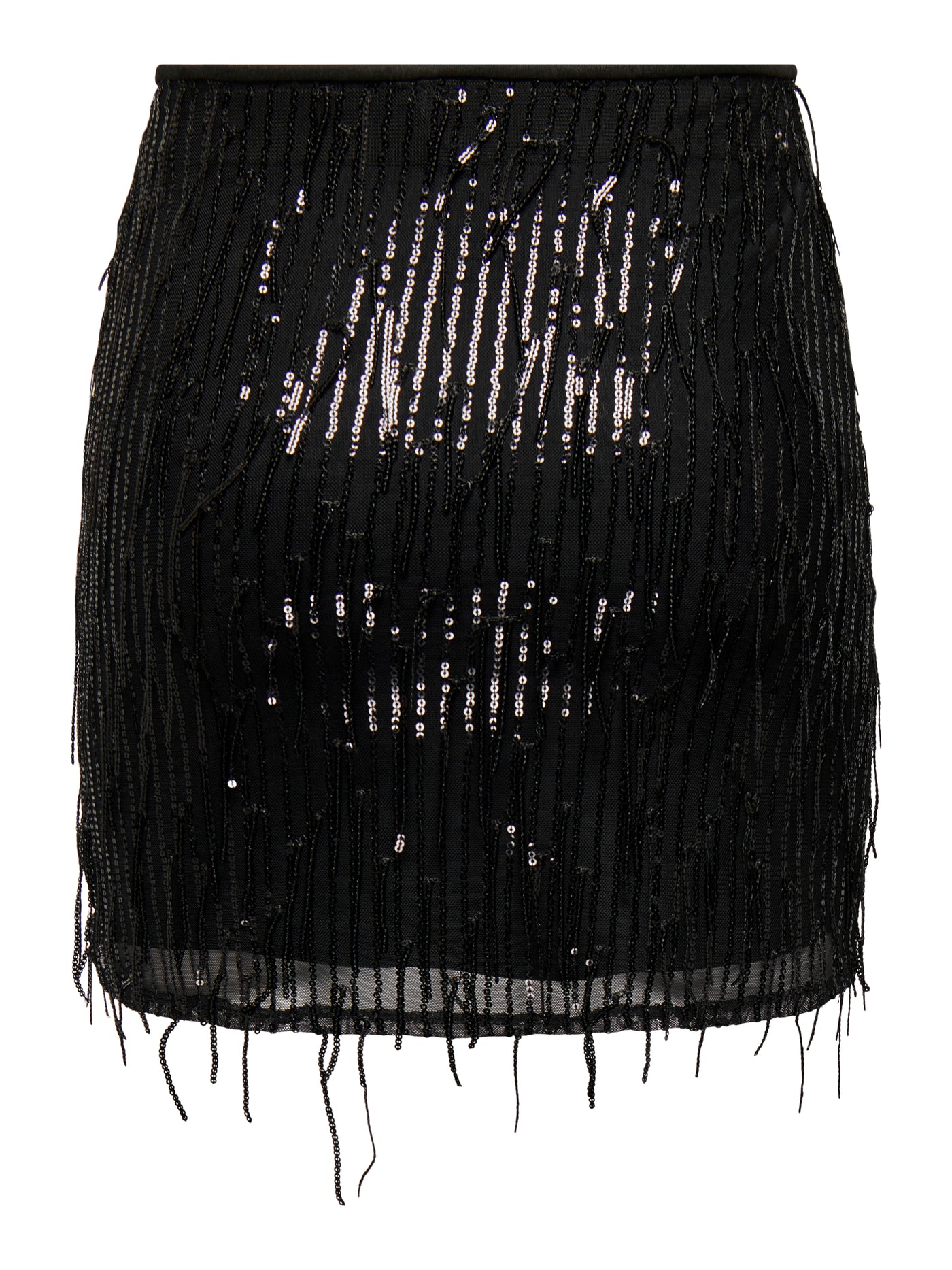 ONLSPACY SHORT SEQUINS SKIRT WVN CS