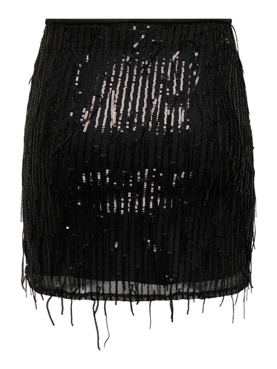ONLSPACY SHORT SEQUINS SKIRT WVN CS