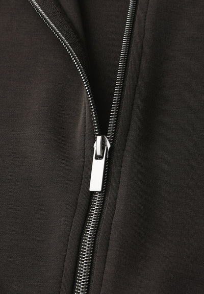 Silk-Look Jacke mit Zipper