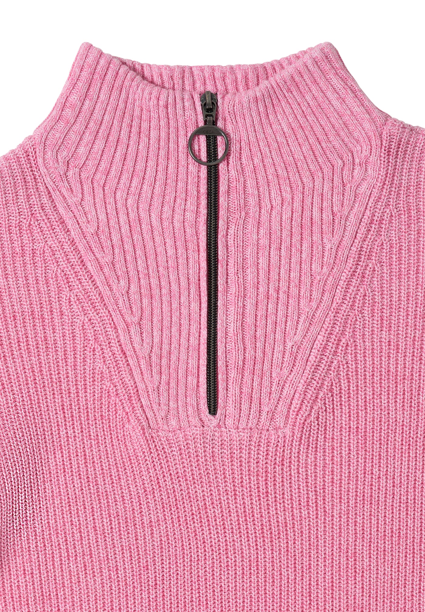 Mouliné Pullover mit Troyer