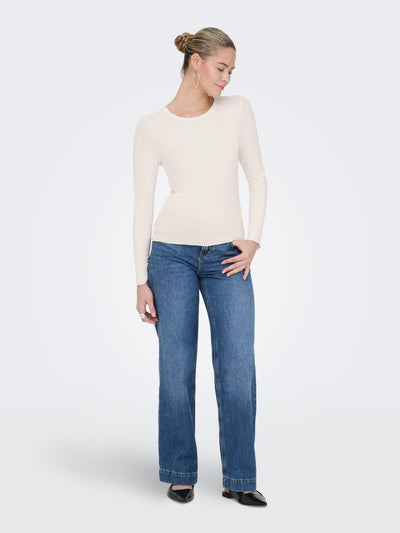 ONLVIRRO O NECK L/S TOP BOX JRS