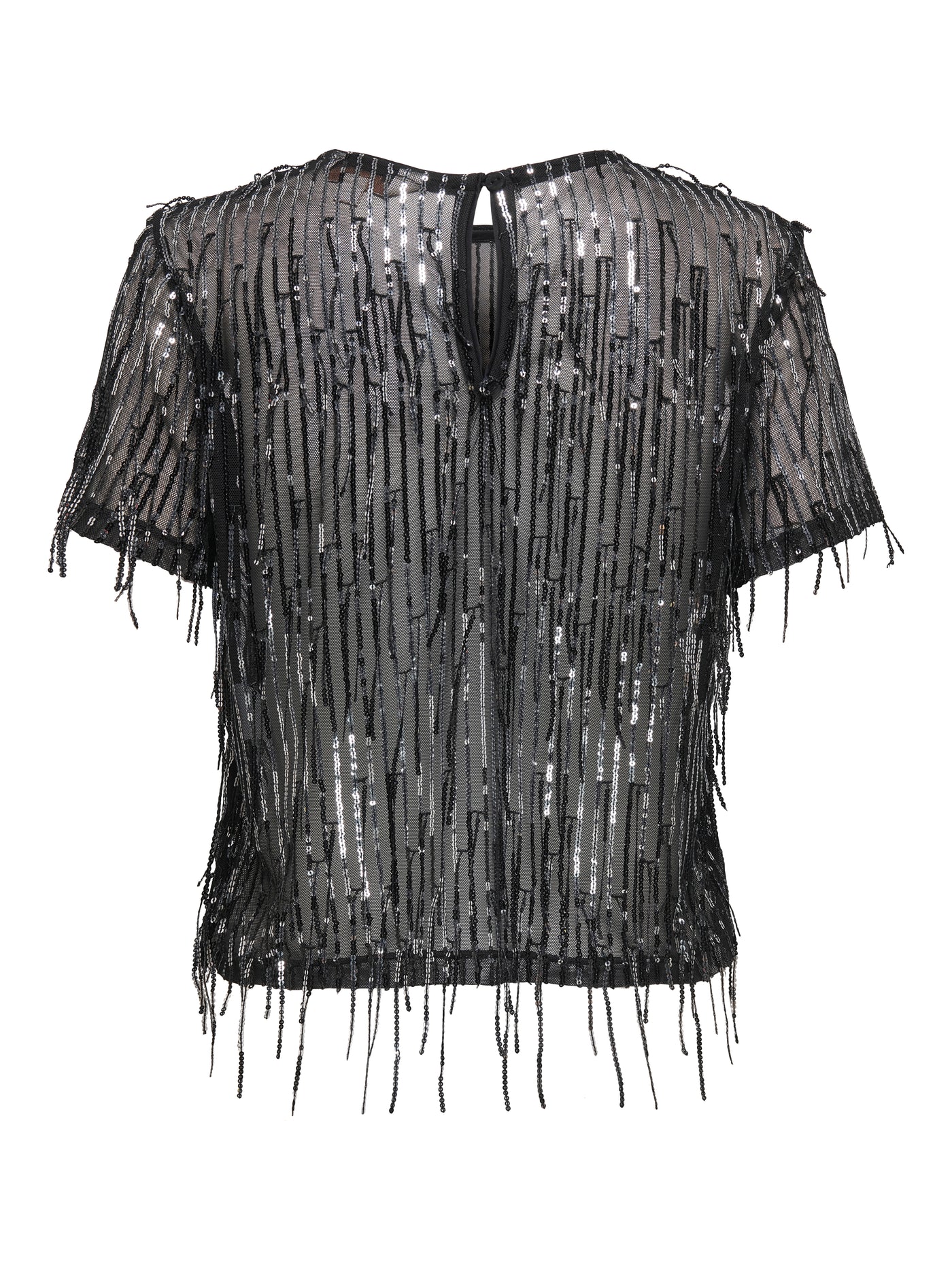 ONLSPACY SS SEQUINS TOP WVN