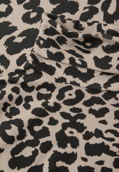 Gemustertes Rollkragenshirt