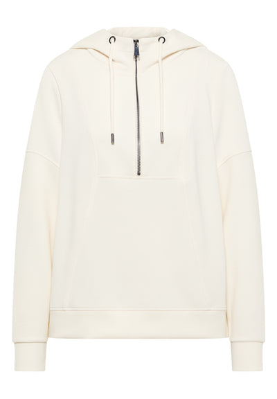 Troyer-Sweatshirt mit Kapuze