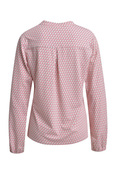 Relaxed Jersey Shirt Blouse AOP